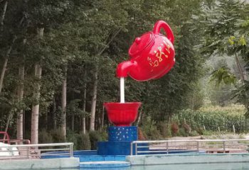 水景水壺雕塑 風景區(qū)幾何雕塑 廣場小品