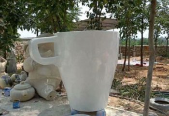 商業(yè)街杯子雕塑 售樓處學校雕塑 茶道擺件