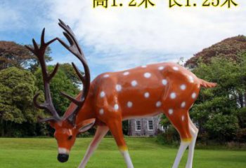 選購廣場小鹿雕塑 公園仿真雕塑 抽象擺件