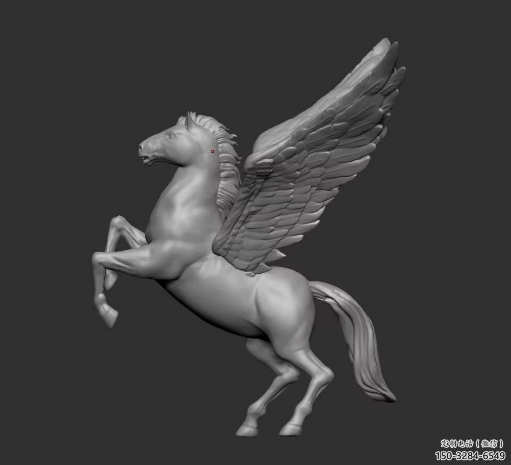 大型飛馬銅雕塑 商業(yè)街廣場(chǎng)雕塑 古銅色擺件