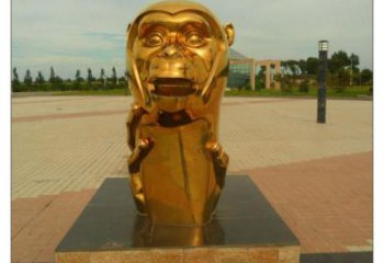 不銹鋼生肖雕塑，鍍鈦工藝，公園廣場(chǎng)戶外擺放 (5)