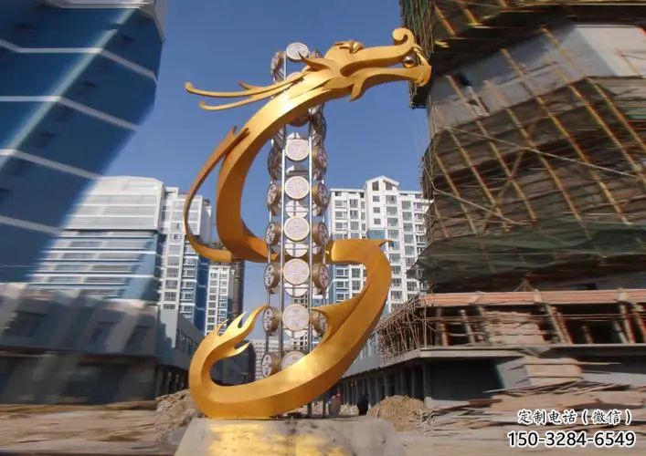 承接仿真龍頭雕塑，鑄銅動物雕塑，房地產(chǎn)售樓處擺件