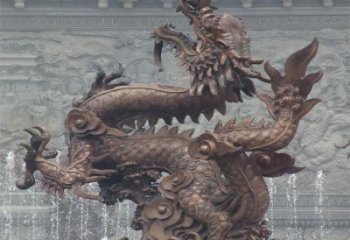 制作龍頭雕塑廠家，鑄銅動物雕塑，房地產售樓處擺件