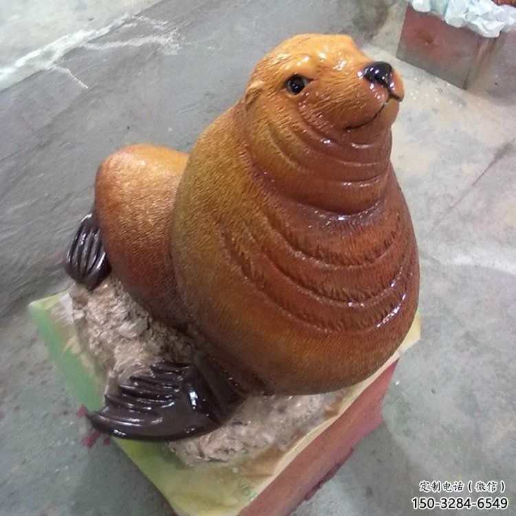 水景海豹雕塑 風(fēng)景區(qū)幾何雕塑 廣場(chǎng)小品