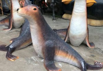 大型海豹雕塑 門(mén)口創(chuàng)意雕塑 售樓處小品