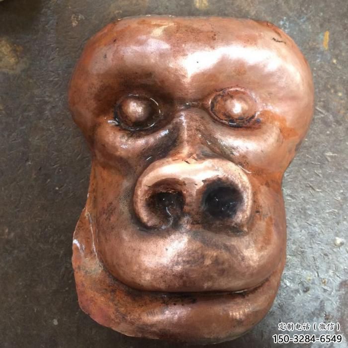 校園猩猩雕塑，動物題材，仿古工藝