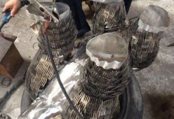 農村猩猩雕塑，發光主題，噴砂工藝
