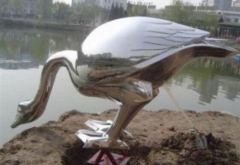 醫院白鷺雕塑，仿古動漫雕塑，仿古擺件