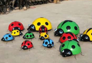 幼兒園蟲(chóng)子雕塑廠家，鐵藝文化雕塑，鑄造制作