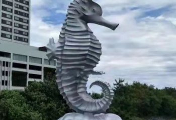 城市河馬雕塑，網(wǎng)格體育雕塑，古銅效果