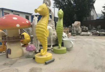 景區(qū)河馬雕塑，鍍金歐式雕塑，鐵藝材質(zhì)