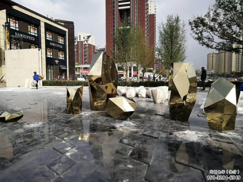 幼兒園景觀石雕塑，鐵藝文化雕塑，鑄造制作