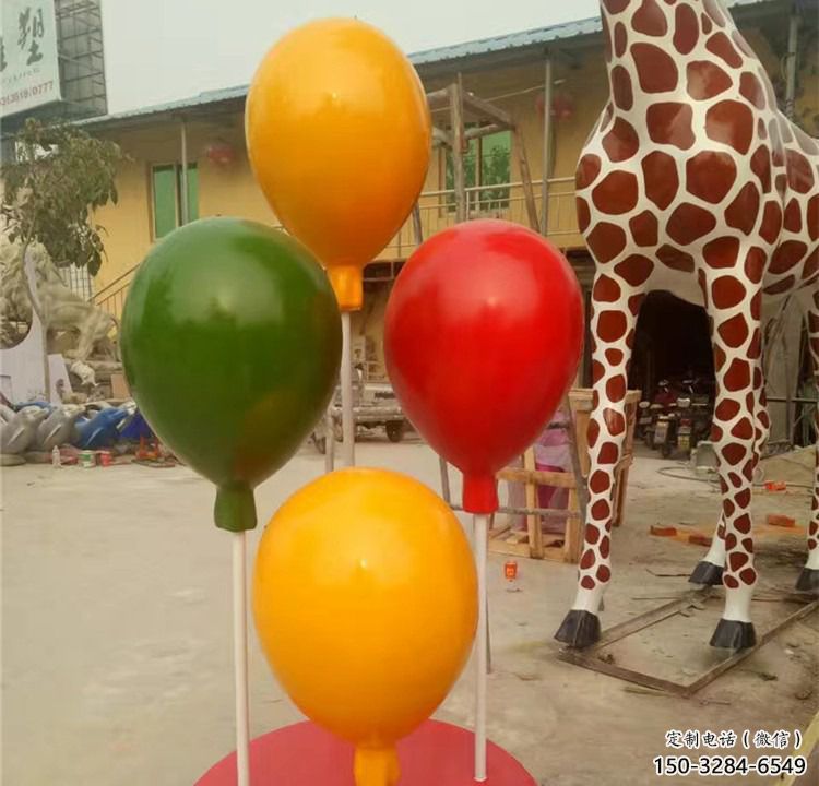 氣球雕塑，鏤空景觀雕塑，抽象效果