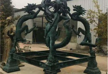 大型渾天儀雕塑，鍍銅景觀雕塑，鏡面工藝
