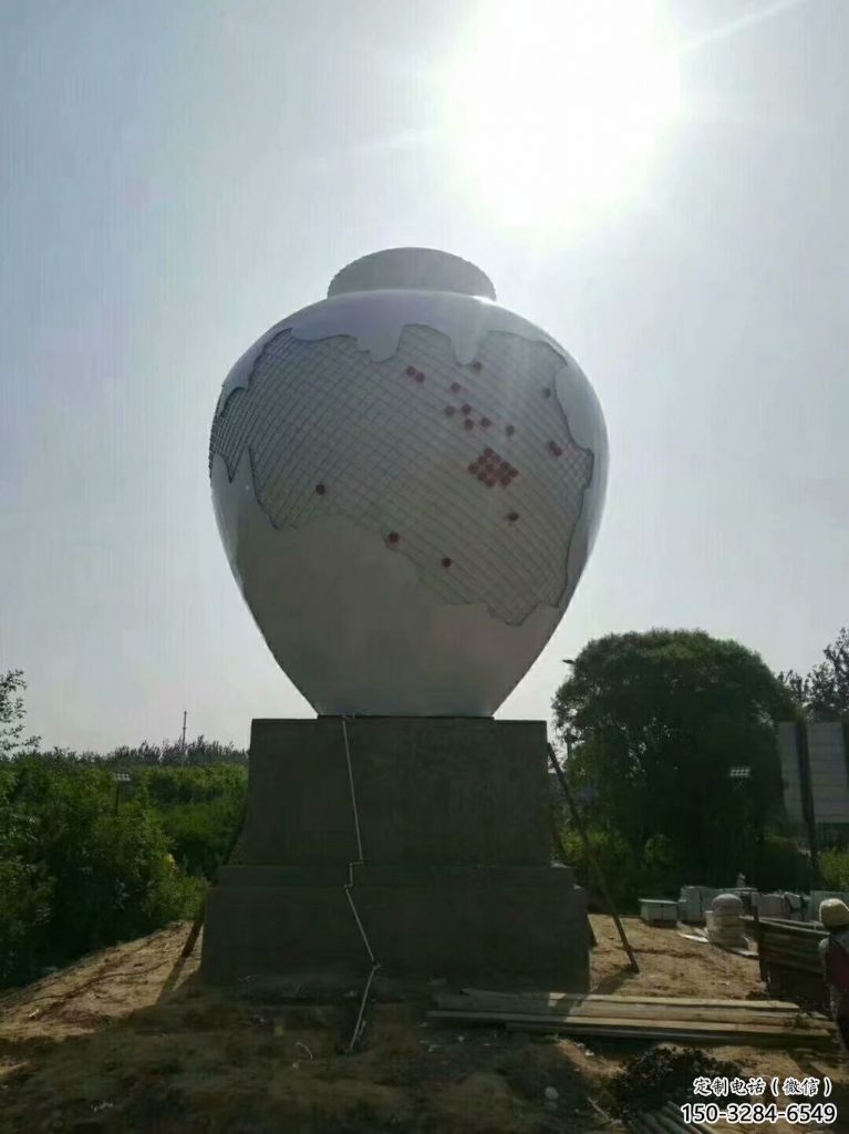 廣場瓶子雕塑 抽象景觀小品 烤漆雕塑