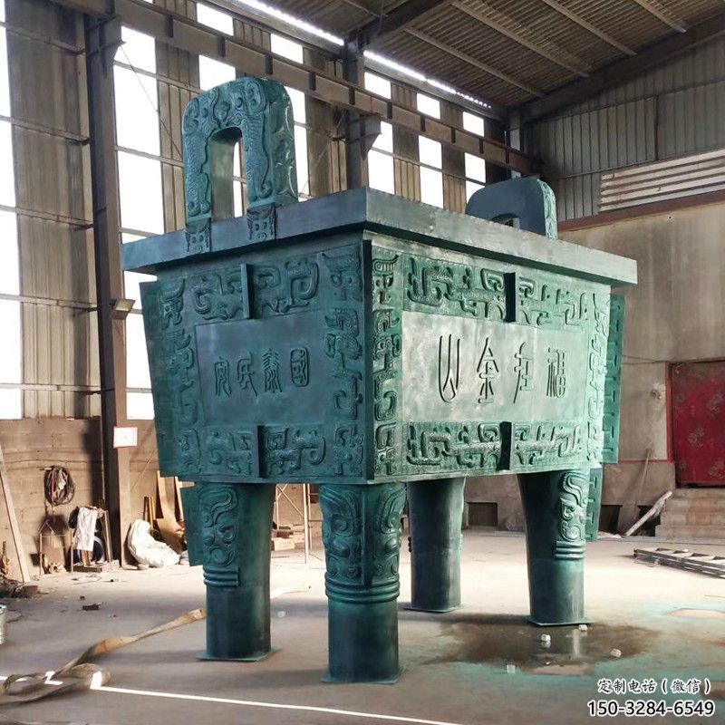 別墅區福鼎雕塑 大型別墅區擺件 剪影雕塑