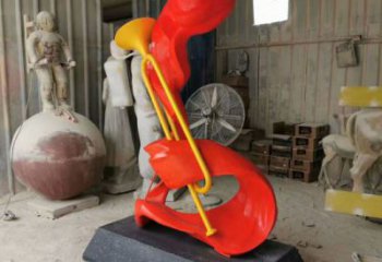 創(chuàng)意軍號(hào)雕塑 啞光景觀小品 公園雕塑