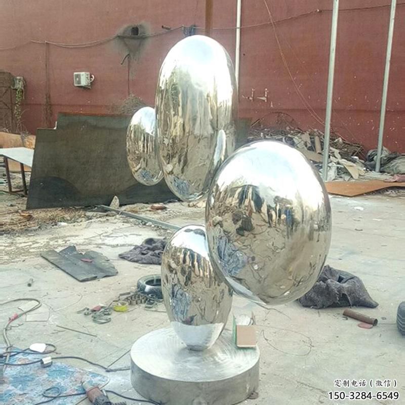 鍛造雞蛋雕塑 懸空餐飲店小品 戶外雕塑