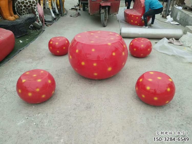 廣場(chǎng)凳子雕塑 抽象景觀小品 烤漆雕塑
