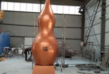 房地產(chǎn)葫蘆雕塑 現(xiàn)代景觀(guān)植物雕塑 幾何雕塑