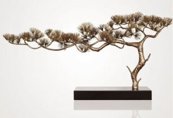 室內松樹雕塑 仿真景觀植物雕塑 大型大樹雕塑