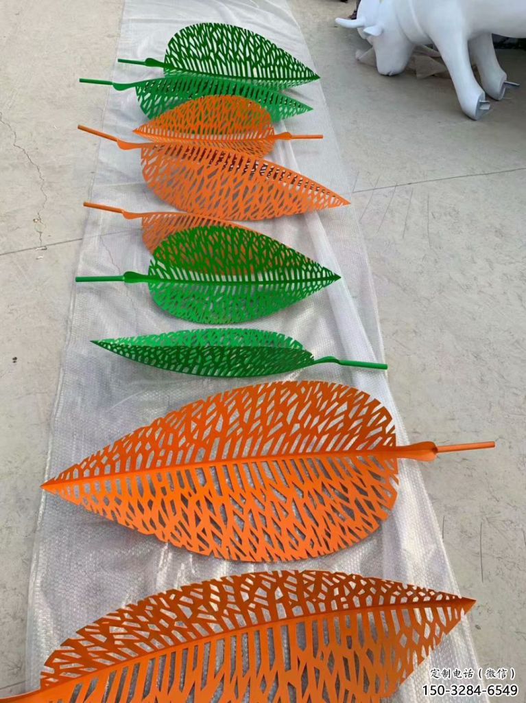 室內樹葉雕塑 仿真景觀植物雕塑 大型花卉雕塑