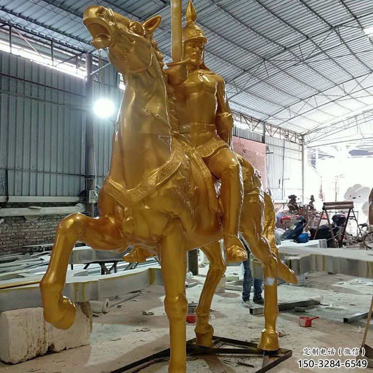 室內武士雕塑 仿真景觀人物雕塑 大型古代雕塑