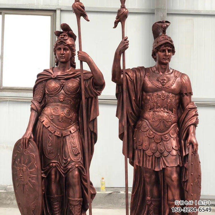 園林武士雕塑 風(fēng)景區(qū)仿真雕塑 廣場(chǎng)小品