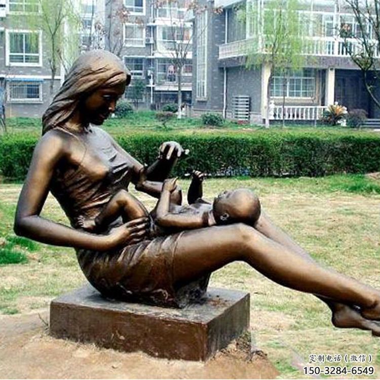 景觀母親雕塑 仿真女人雕塑 青銅肖像雕塑