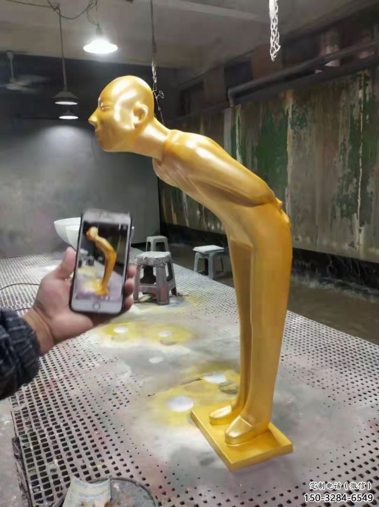 創(chuàng)意迎賓雕塑 步行街店門口雕塑 卡通小品