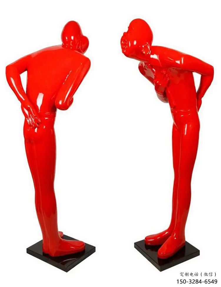 酒店迎賓雕塑 庭院動漫雕塑 彩繪小品