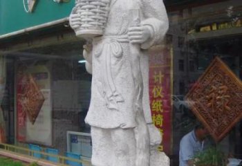 步行街李時(shí)珍雕塑 游樂(lè)場(chǎng)景觀(guān)古代雕塑 鑄造名醫(yī)雕塑