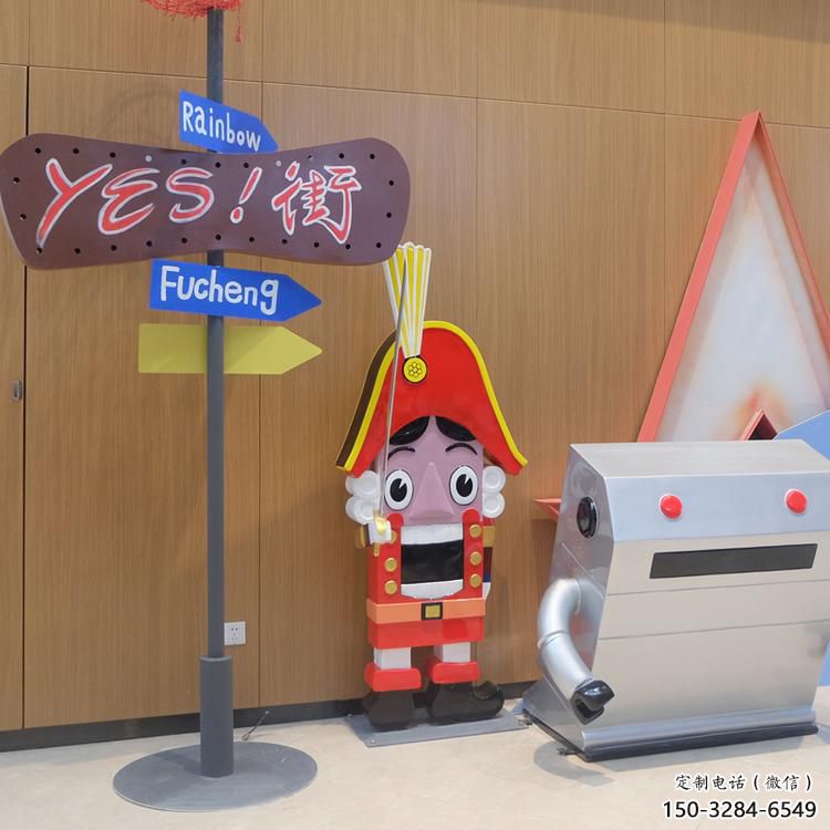 園林撲克雕塑 大型撲克牌雕塑 中式雕塑