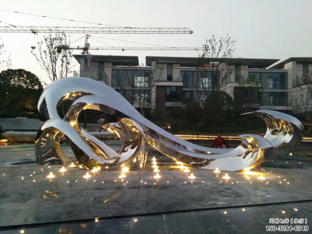 鏤空水花雕塑 噴水園林水景雕塑 住宅小區(qū)雕塑