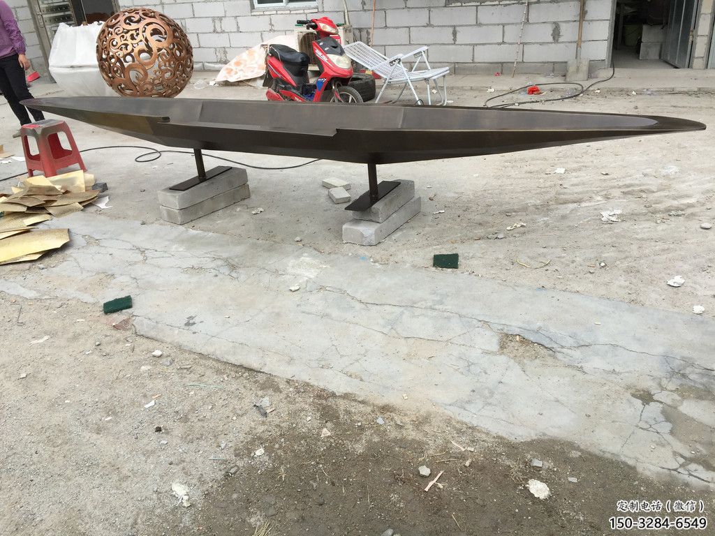 街頭揚帆雕塑 大型遠航雕塑 別墅區遠航雕塑