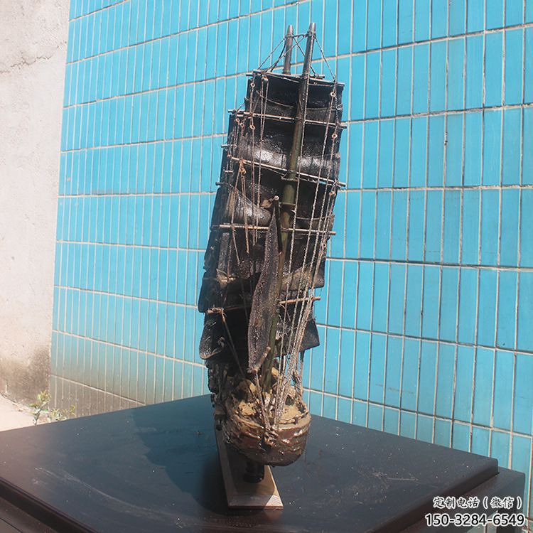 園林揚(yáng)帆雕塑 大型遠(yuǎn)航雕塑 中式風(fēng)帆雕塑