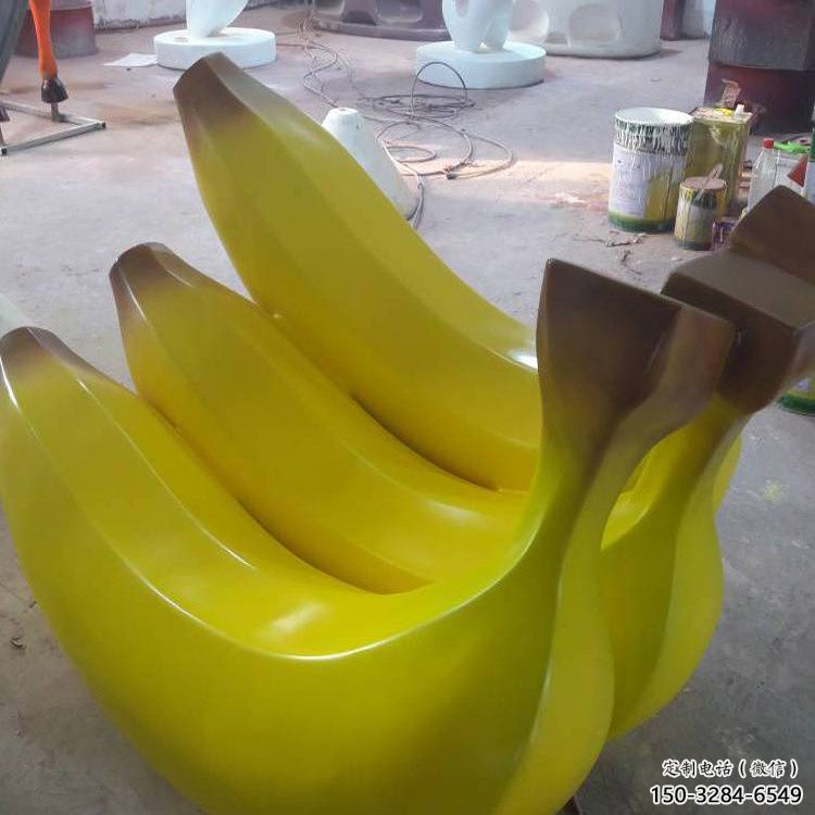 果籃雕塑制作，鍛造工藝，香蕉果籃雕塑選用