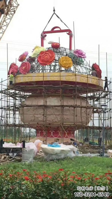 花籃雕塑供求，室外雕塑，景觀旅游區(qū)花籃雕塑選定