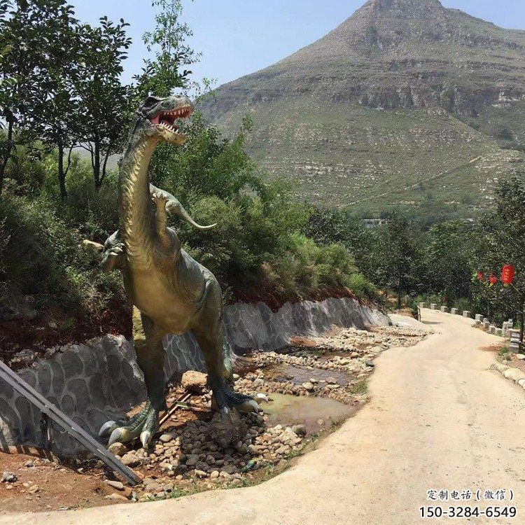 景觀恐龍雕塑制造商，公園雕塑，玻璃鋼恐龍雕塑供給