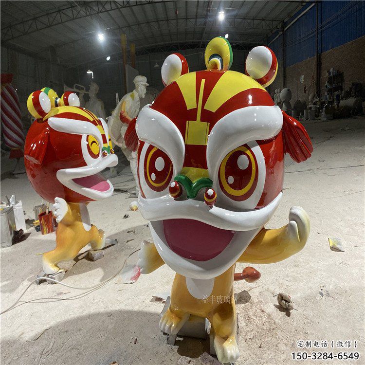 玻璃鋼卡通獅子雕塑制作,動(dòng)漫藝術(shù)效果 玻璃鋼卡通獅子雕塑制作,動(dòng)漫藝術(shù)效果