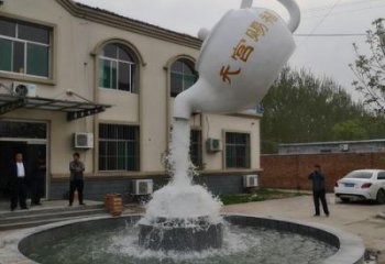 玻璃鋼風(fēng)景區(qū)天壺雕塑-景區(qū)雕塑-園林景觀天壺雕塑價格