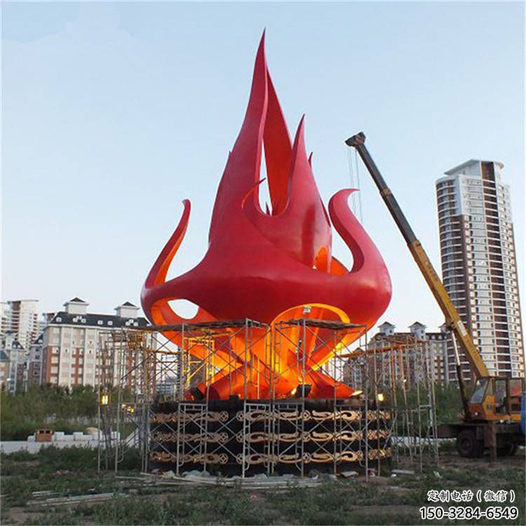 火炬雕塑優(yōu)選，陸地?cái)[件，不銹鋼火炬雕塑供應(yīng)