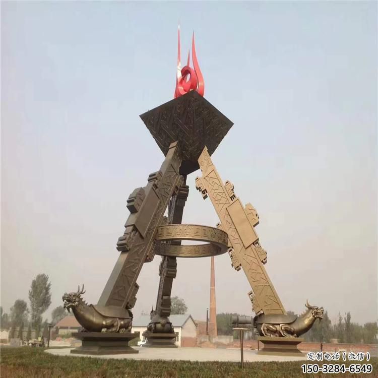 火炬雕塑指用，景觀雕塑，不銹鋼火炬雕塑點(diǎn)擊