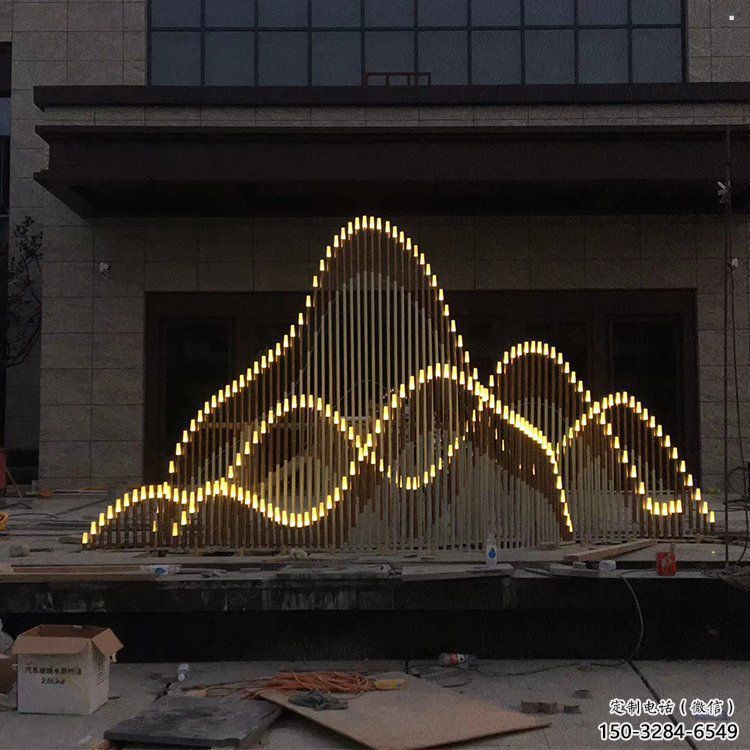 房地產(chǎn)假山雕塑，仿古景觀雕塑，噴砂制造