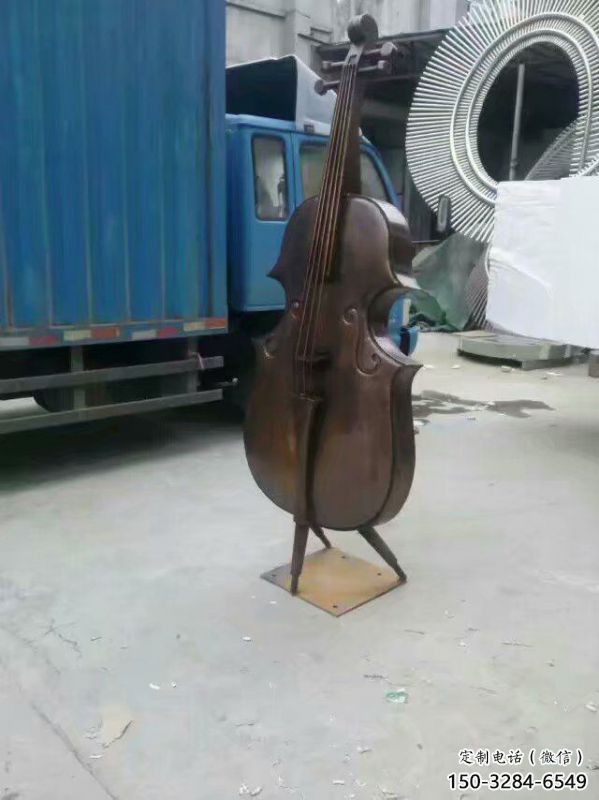 大提琴雕塑通用，多彩藝術(shù)，不銹鋼大提琴雕塑供應(yīng)