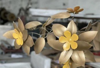 櫻花雕塑制造商，小區擺件，不銹鋼櫻花雕塑制造商