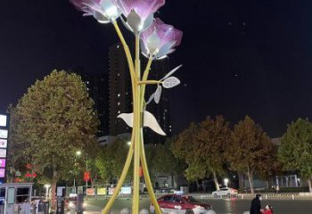 紫丁香雕塑工廠選用，街道標識，紫丁香雕塑批發(fā)