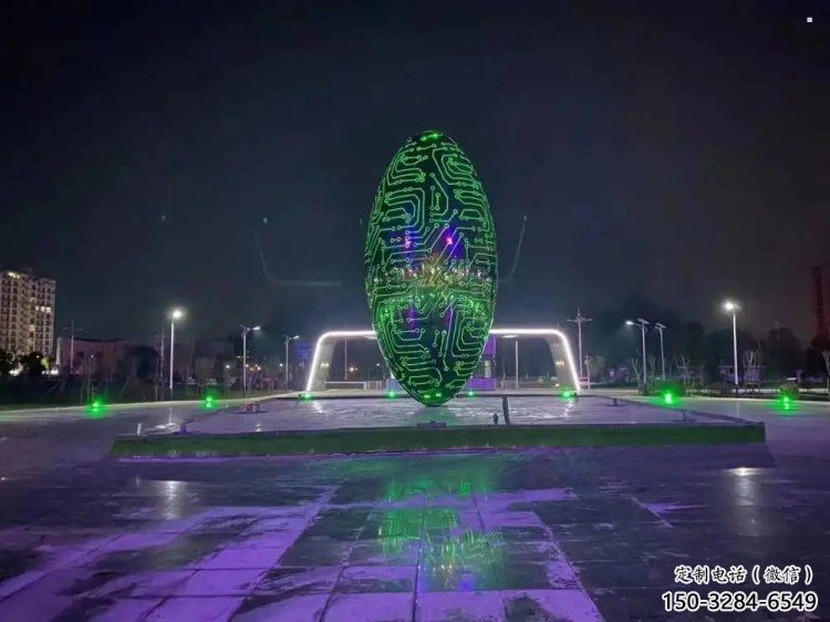 燈光球雕塑供需，多彩藝術(shù)，不銹鋼燈光球雕塑制造商