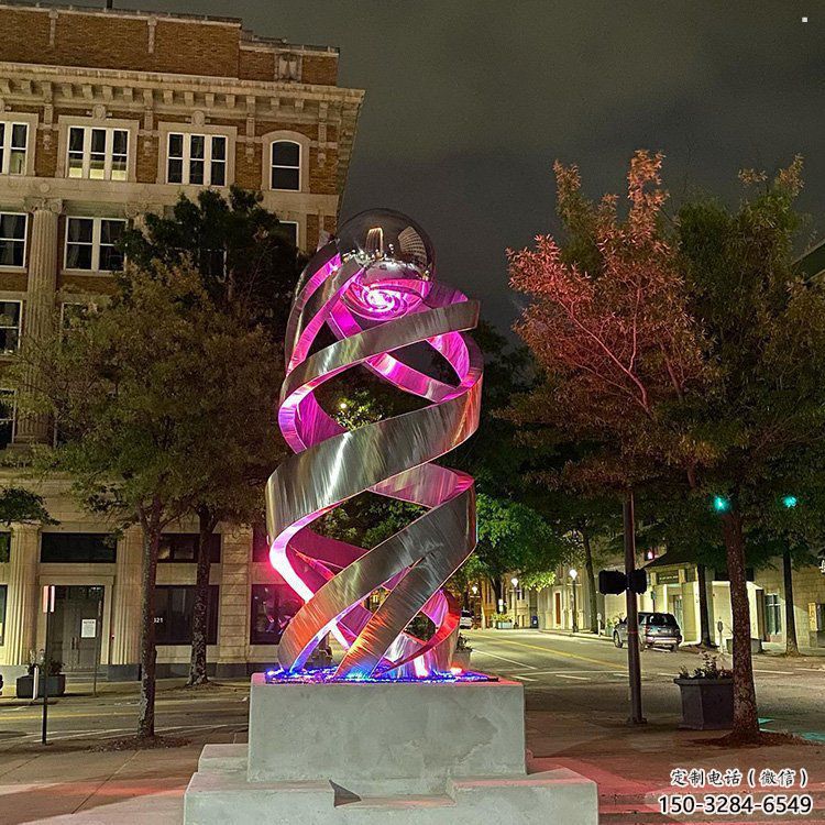 景觀球雕塑選定，燈光雕塑，不銹鋼景觀球雕塑定做