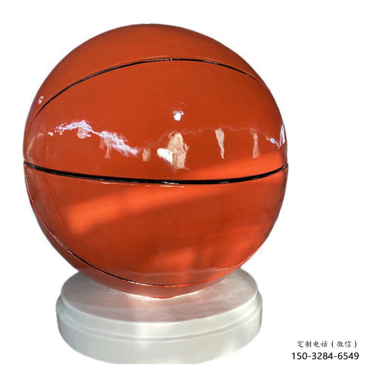 籃球景觀雕塑供應(yīng)，市標(biāo)雕塑，玻璃鋼籃球雕塑生產(chǎn)商